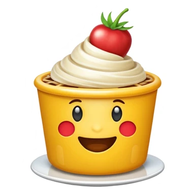 emoji for food service has one object sticker