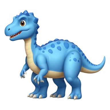 light blue 공룔 sticker