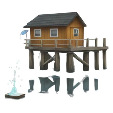 Dock holding an april in its melt sticker