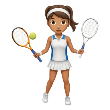 Tennis girl  sticker