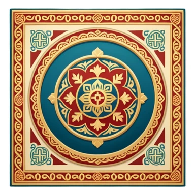 Tapis de prière sticker