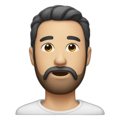 mouth breathing neck beard sticker