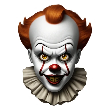 pennywise clown sticker