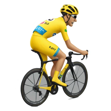 Tour de France yellow jersey sticker