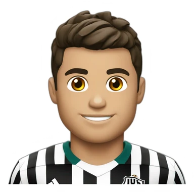 Cristiano Ronaldo 7 Juventus sticker