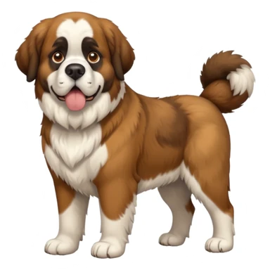 St. Bernard dog, full body sticker