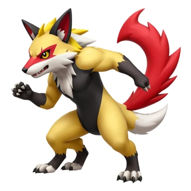 Zeraora-Zangoose-Obstagoon-fusion sticker