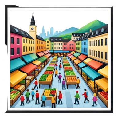 market square sticker