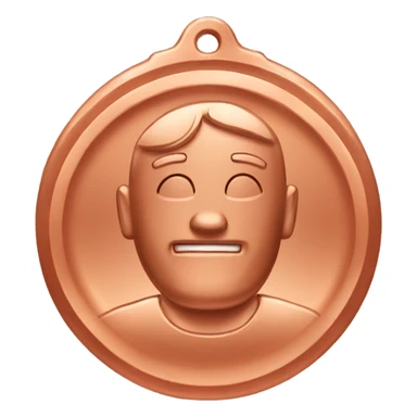 Copper 4th place medal sticker