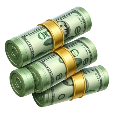 money in tubes sticker