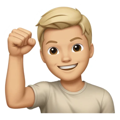 Avici fist pumping sticker