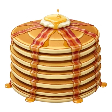 pancakes with meat sticker