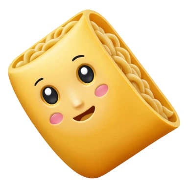 one piece of elbow macaroni sticker