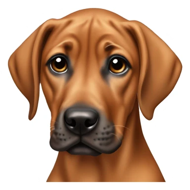 Please create a female Rhodesian Ridgeback puppy sticker