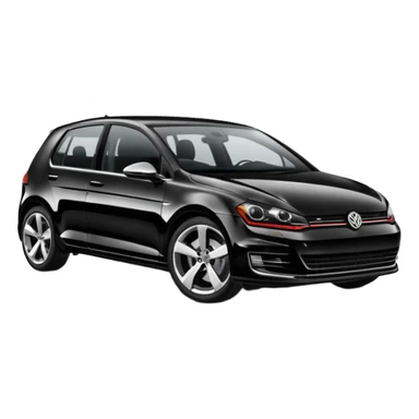 black golf mk7 2016 sticker