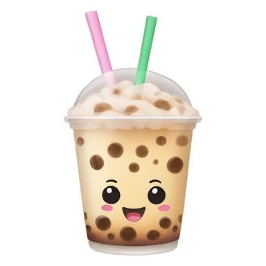Boba tea cute sticker