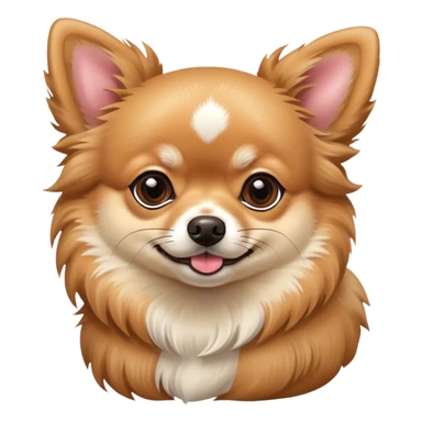fawn pomeranian mix chihuahua sticker