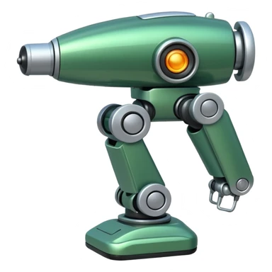 Jet-arm green,Toy Robot. sticker