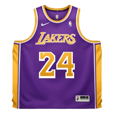 los angeles lakers jersey sticker