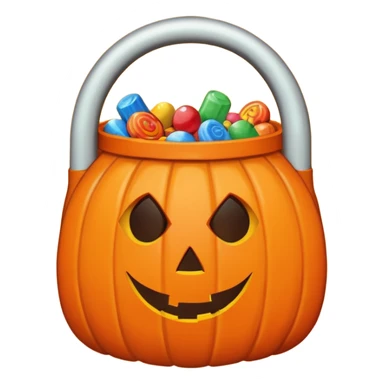 trick or treat bag  sticker