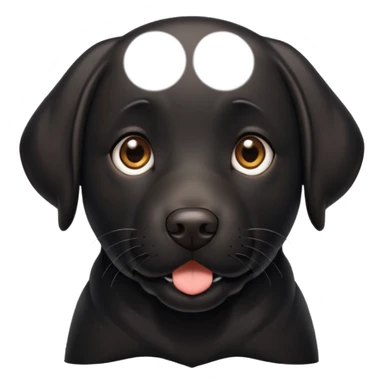 black labrador dog sticker