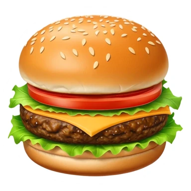 Yummy burger sticker