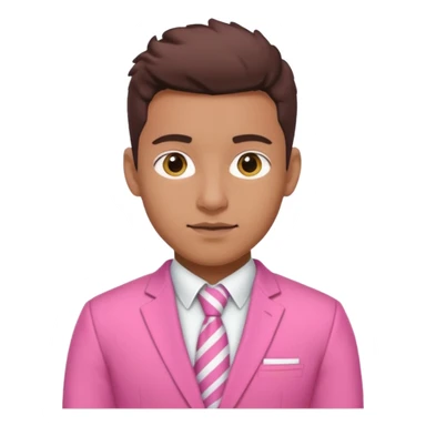 Rugby Fashion Suit pink sticker