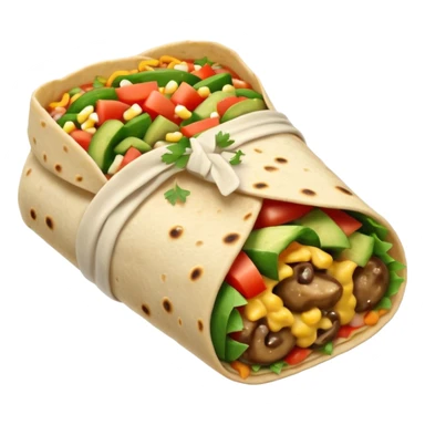 Mushroom Veg Burrito sticker