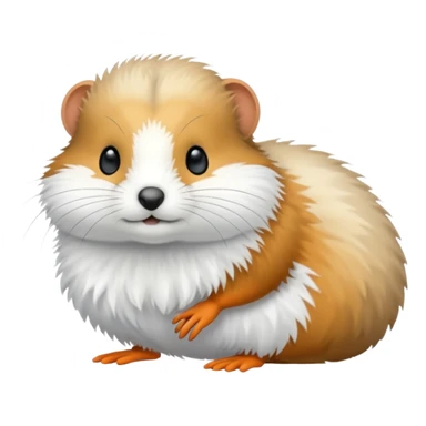 White Collared Lemming sticker