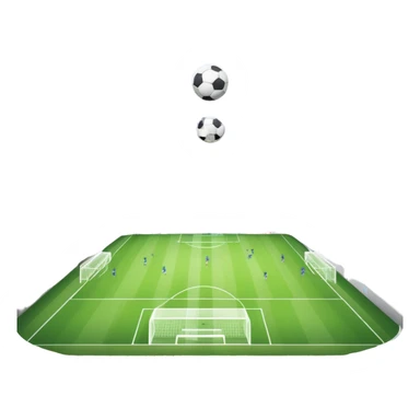 An icon showing a soccer stadium filled with close-up players in action, inspired by EA Sports FC 25. The design features players on the field, with the stadium lights shining brightly and a lively crowd in the stands. Transparent background highlights the energy and excitement of the match. sticker