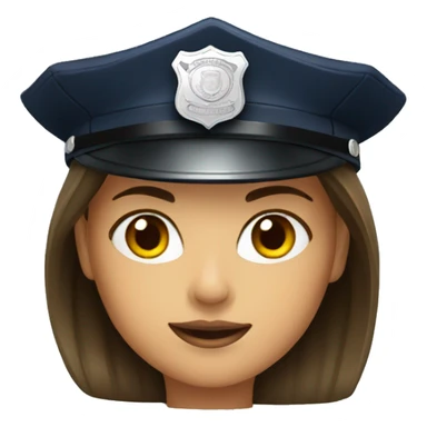 police girl sticker