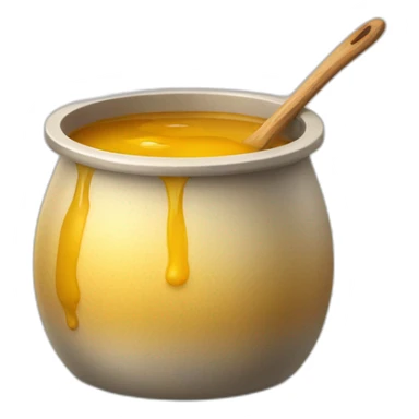 Pot de miel multicolore sticker