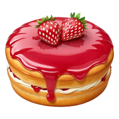 Strawberry Glaze Pastries
 sticker