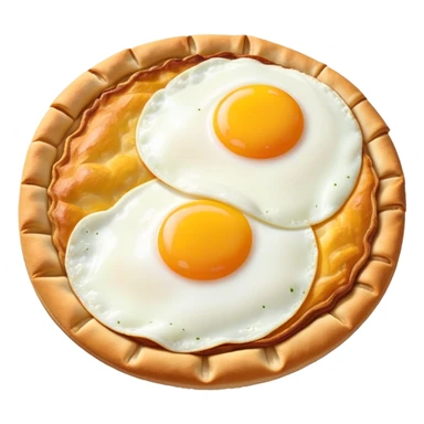 galette bretonne oeuf miroir sticker