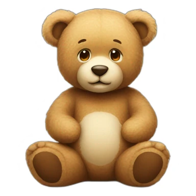 A cutie teddybear sticker