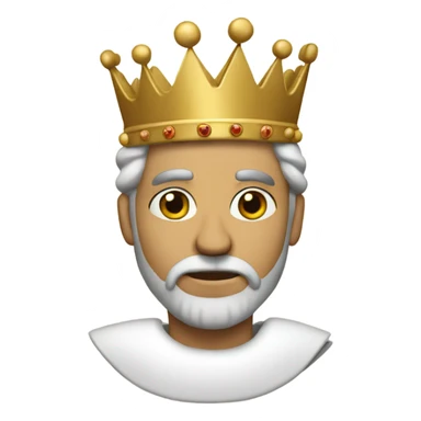 White King holding the letter W on paper sticker