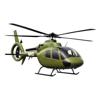 MD 500 - MD Helicopters (Model Year: 2021) (Iconic colour: Olive green) sticker