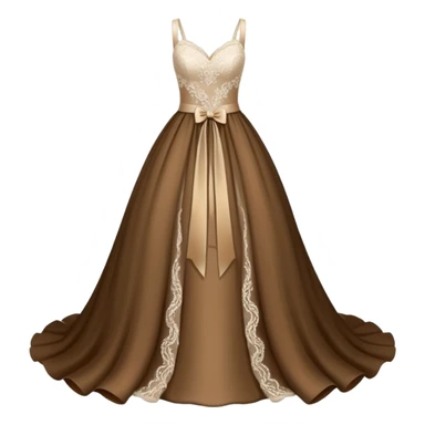 A wedding dress sticker