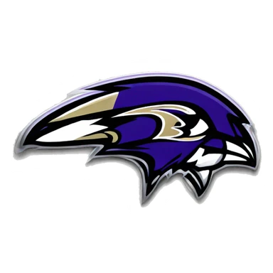 Baltimore ravens logo sticker