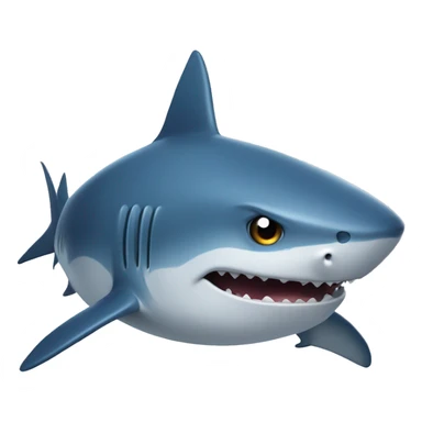 Requin avec étoiles dans les yeux sticker