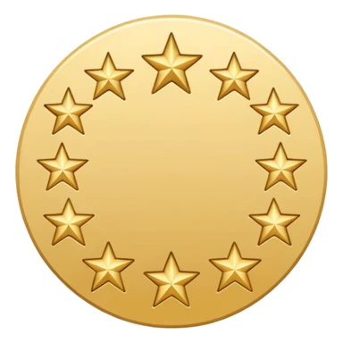 Can u make a emoji with 15 stars in a circle no face no nothin just lines and nothing in the middle and the stars have nothing it in too sticker