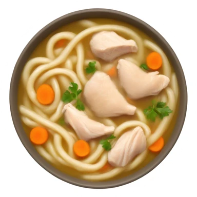 Homemade chicken noodle soup sticker