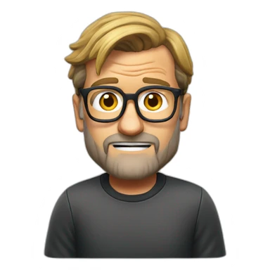 jurgen klopp shrug sticker