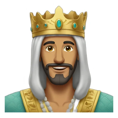 Moroccan king saying good nignt sticker