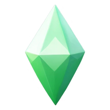 White sims 4 plumbob only sticker