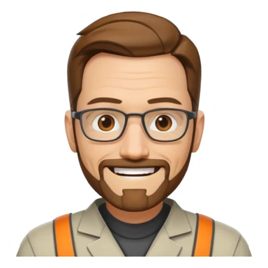 gordon freeman smiling sticker
