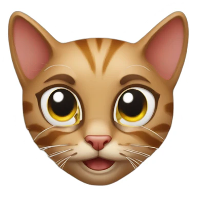 Cat-spider man sticker