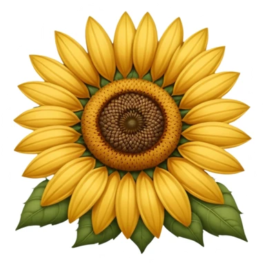 Sunflower seed sticker
