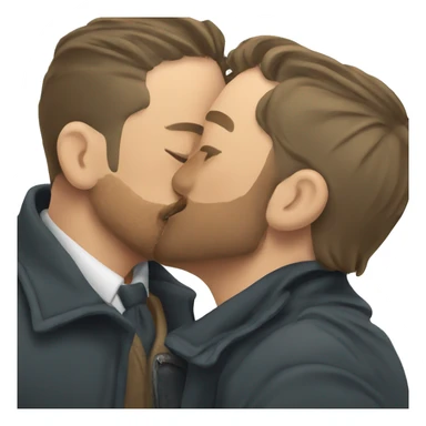 Tom Hardy kissing  sticker
