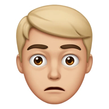 Persons facial response to eating disgusting food sticker